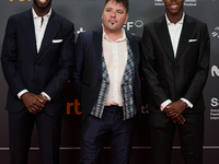 Nico Williams and Inaki Williams attend the red carpet opening of the 72nd San Sebastian International Film Festival in San Sebastian, Spain...