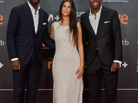 Nico Williams and Inaki Williams attend the red carpet opening of the 72nd San Sebastian International Film Festival in San Sebastian, Spain...