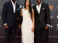 Nico Williams and Inaki Williams attend the red carpet opening of the 72nd San Sebastian International Film Festival in San Sebastian, Spain...