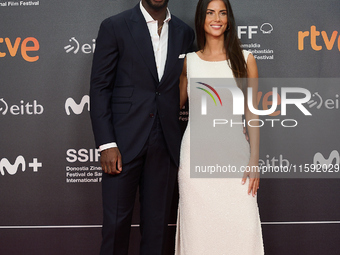 Nico Williams and Inaki Williams attend the red carpet opening of the 72nd San Sebastian International Film Festival in San Sebastian, Spain...