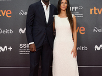 Nico Williams and Inaki Williams attend the red carpet opening of the 72nd San Sebastian International Film Festival in San Sebastian, Spain...