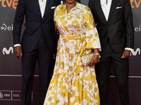 Nico Williams and Inaki Williams attend the red carpet opening of the 72nd San Sebastian International Film Festival in San Sebastian, Spain...