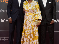 Nico Williams and Inaki Williams attend the red carpet opening of the 72nd San Sebastian International Film Festival in San Sebastian, Spain...