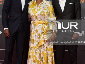 Nico Williams and Inaki Williams attend the red carpet opening of the 72nd San Sebastian International Film Festival in San Sebastian, Spain...