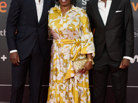 Nico Williams and Inaki Williams attend the red carpet opening of the 72nd San Sebastian International Film Festival in San Sebastian, Spain...