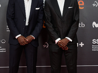 Nico Williams and Inaki Williams attend the red carpet opening of the 72nd San Sebastian International Film Festival in San Sebastian, Spain...