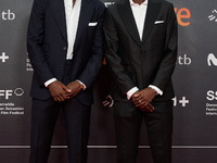 Nico Williams and Inaki Williams attend the red carpet opening of the 72nd San Sebastian International Film Festival in San Sebastian, Spain...