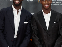 Nico Williams and Inaki Williams attend the red carpet opening of the 72nd San Sebastian International Film Festival in San Sebastian, Spain...