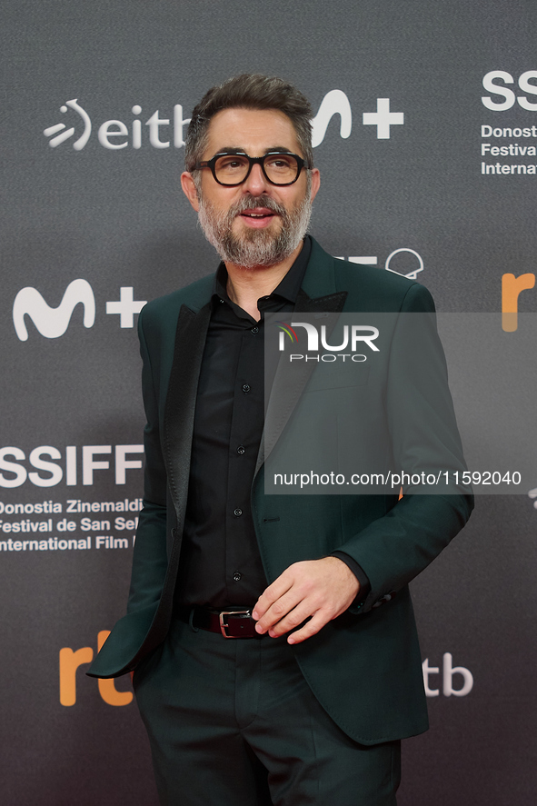 Berto Romero attends the red carpet opening of the 72nd San Sebastian International Film Festival in San Sebastian, Spain, on September 20,...