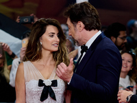 Penelope Cruz and Javier Bardem attend the red carpet opening of the 72nd San Sebastian International Film Festival in San Sebastian, Spain,...