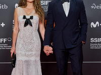 Penelope Cruz and Javier Bardem attend the red carpet opening of the 72nd San Sebastian International Film Festival in San Sebastian, Spain,...