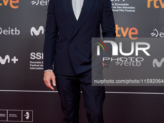 Javier Bardem attends the red carpet opening of the 72nd San Sebastian International Film Festival in San Sebastian, Spain, on September 20,...