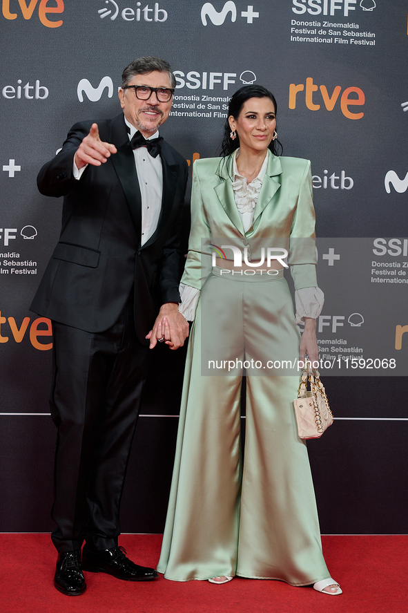 Carlos Bardem attends the red carpet opening of the 72nd San Sebastian International Film Festival in San Sebastian, Spain, on September 20,...