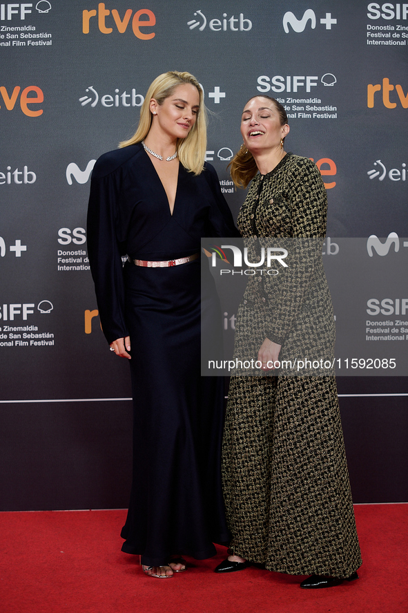 Noemi Merlant attends the red carpet opening of the 72nd San Sebastian International Film Festival in San Sebastian, Spain, on September 20,...