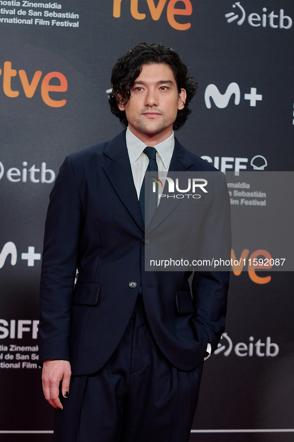 Noemi Merlant attends the red carpet opening of the 72nd San Sebastian International Film Festival in San Sebastian, Spain, on September 20,...