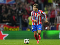 Rodrigo Riquelme left winger of Atletico de Madrid and Spain in action during the UEFA Champions League 2024/25 League Phase MD1 match betwe...