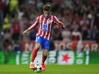 Rodrigo Riquelme left winger of Atletico de Madrid and Spain in action during the UEFA Champions League 2024/25 League Phase MD1 match betwe...