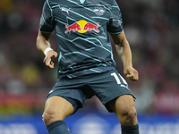 Xavi Simons attacking midfield of RB Leipzig and Netherlands during the UEFA Champions League 2024/25 League Phase MD1 match between Atletic...