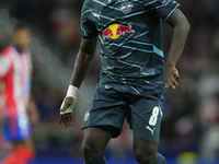 Amadou Haidara central midfield of RB Leipzig and Mali during the UEFA Champions League 2024/25 League Phase MD1 match between Atletico de M...