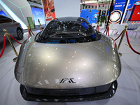 Visitors view JAC Group's concept car DEFINE at the 2024 World Manufacturing Conference in Hefei, China, on September 20, 2024. This four-do...