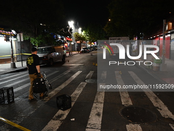 One man is in critical condition and one man is in stable condition after they are both shot in the Fordham Heights section of Bronx, New Yo...