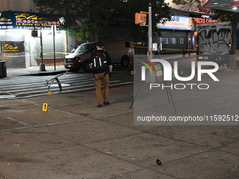 One man is in critical condition and one man is in stable condition after they are both shot in the Fordham Heights section of Bronx, New Yo...