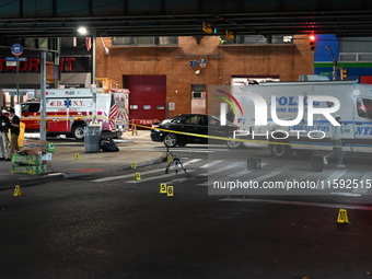 One man is in critical condition and one man is in stable condition after they are both shot in the Fordham Heights section of Bronx, New Yo...