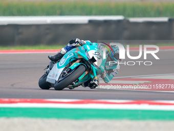 Tarran Mackenzie from the United Kingdom of Petronas MIE Racing Honda Racing Team rides a Honda CBR1000 RR during the FIM Motul Superbike Wo...