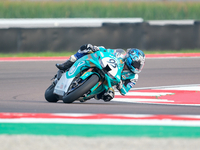 Tarran Mackenzie from the United Kingdom of Petronas MIE Racing Honda Racing Team rides a Honda CBR1000 RR during the FIM Motul Superbike Wo...