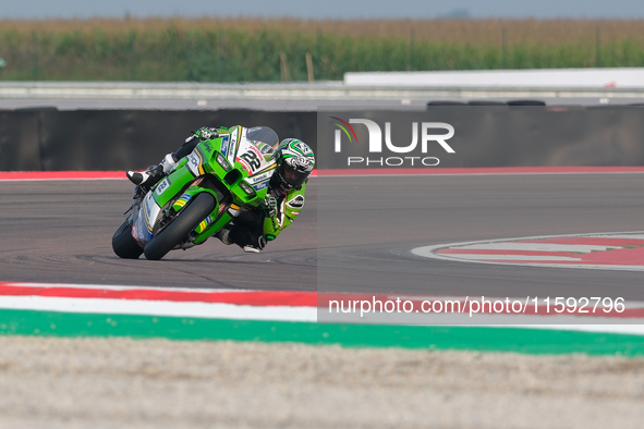 Alex Lowes from the United Kingdom of Kawasaki Racing Team World SBK rides a Kawasaki ZX-10RR during the FIM Motul Superbike World Champions...