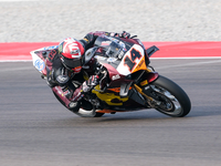 Sam Lowes from the United Kingdom of the ELF Marc VDS Racing Team rides a Ducati Panigale V4R during the FIM Motul Superbike World Champions...