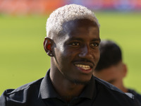 Jose Cordoba of Norwich City is seen before the Sky Bet Championship match between Norwich City and Watford at Carrow Road in Norwich, Engla...