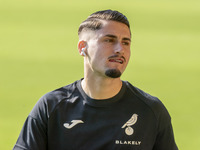 Borja Sainz of Norwich City is seen before the Sky Bet Championship match between Norwich City and Watford at Carrow Road in Norwich, Englan...