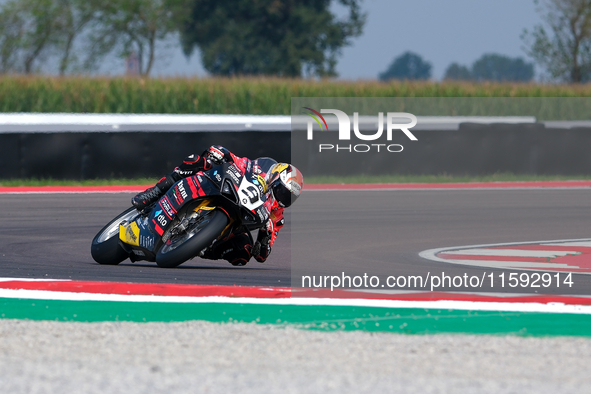 Danilo Petrucci from Italy of Brani Spark Racing Team rides a Ducati Panigale V4R during the FIM Motul Superbike World Championship - Tissot...