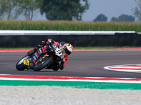 Danilo Petrucci from Italy of Brani Spark Racing Team rides a Ducati Panigale V4R during the FIM Motul Superbike World Championship - Tissot...