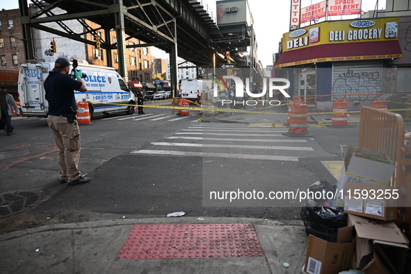 A man dies after being shot on Evergreen Avenue in Bronx, New York, United States, on September 21, 2024. At approximately 3:25 a.m., police...