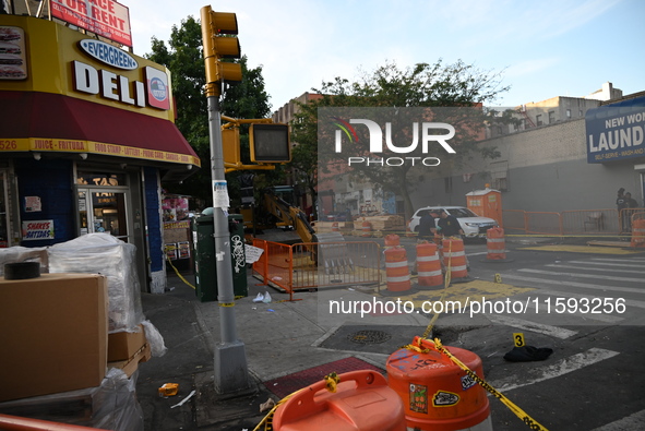 A man dies after being shot on Evergreen Avenue in Bronx, New York, United States, on September 21, 2024. At approximately 3:25 a.m., police...