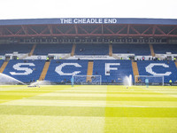 General view of Edgeley Park during the Sky Bet League 1 match between Stockport County and Leyton Orient at the Edgeley Park Stadium in Sto...