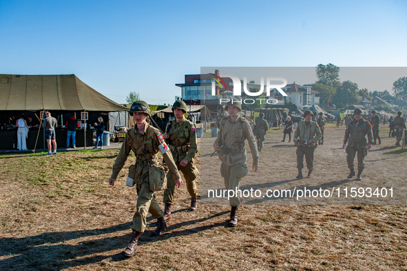 Because this month is the 80th Commemoration of the Waal River crossing during WWII, a WWII encampment is recreated on the bank of the river...