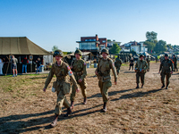 Because this month is the 80th Commemoration of the Waal River crossing during WWII, a WWII encampment is recreated on the bank of the river...