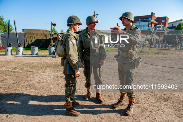 Because this month is the 80th Commemoration of the Waal River crossing during WWII, a WWII encampment is recreated on the bank of the river...