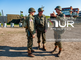 Because this month is the 80th Commemoration of the Waal River crossing during WWII, a WWII encampment is recreated on the bank of the river...