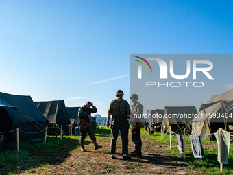 Because this month is the 80th Commemoration of the Waal River crossing during WWII, a WWII encampment is recreated on the bank of the river...