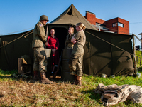 Because this month is the 80th Commemoration of the Waal River crossing during WWII, a WWII encampment is recreated on the bank of the river...