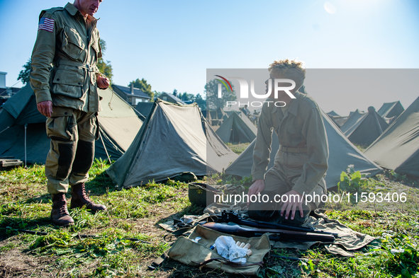 Because this month is the 80th Commemoration of the Waal River crossing during WWII, a WWII encampment is recreated on the bank of the river...