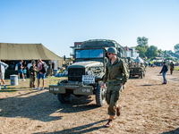 Because this month is the 80th Commemoration of the Waal River crossing during WWII, a WWII encampment is recreated on the bank of the river...