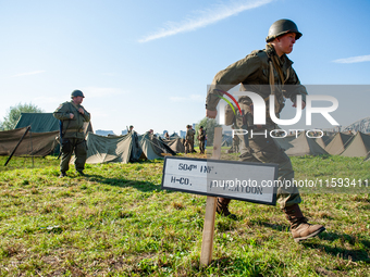 Because this month is the 80th Commemoration of the Waal River crossing during WWII, a WWII encampment is recreated on the bank of the river...