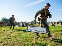 Because this month is the 80th Commemoration of the Waal River crossing during WWII, a WWII encampment is recreated on the bank of the river...