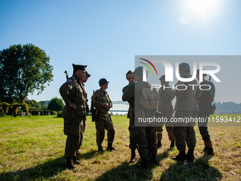 Because this month is the 80th Commemoration of the Waal River crossing during WWII, a WWII encampment is recreated on the bank of the river...