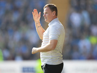 Leyton Orient manager Richie Wellens during the Sky Bet League 1 match between Stockport County and Leyton Orient at the Edgeley Park Stadiu...